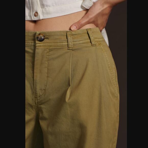 NWT Anthropologie Wide-Leg Pleated Pants - Size 6 - Picture 4 of 7